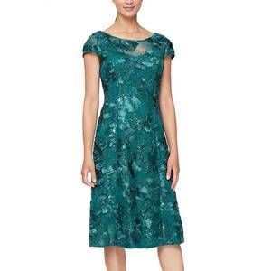 alex evenings soutache dress Alex Evenings 81122627 - Long 100% Nylon Sheath Dress